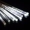 Christmas 144 LED Meteor Snowfall Lights Cascading Rain Drop Tube Lights Indoor Outdoor Decoration